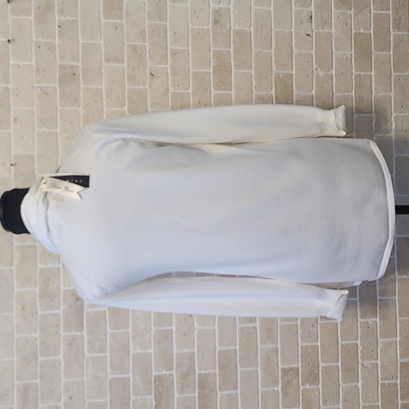 Premise Women's White Viscose Blend Long Sleeve Cardigan (Sz S) - Picture 3 of 9